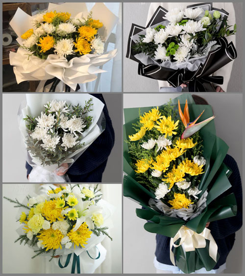贵州黔西南州贞丰县白层镇里纳村白事花束代送